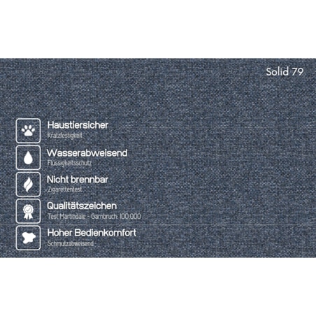 Łóżko lewitujące drewniane bukowe Visby ULF / 140x200 cm, kolor naturalny, zagłówek Solid 79