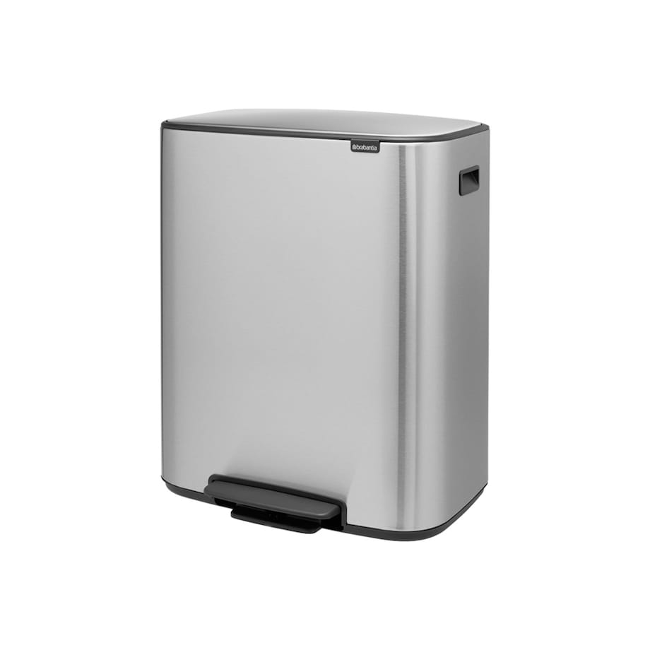 Kosz na śmieci pedałowy Bo 2x30L stal matowa FPP 211461