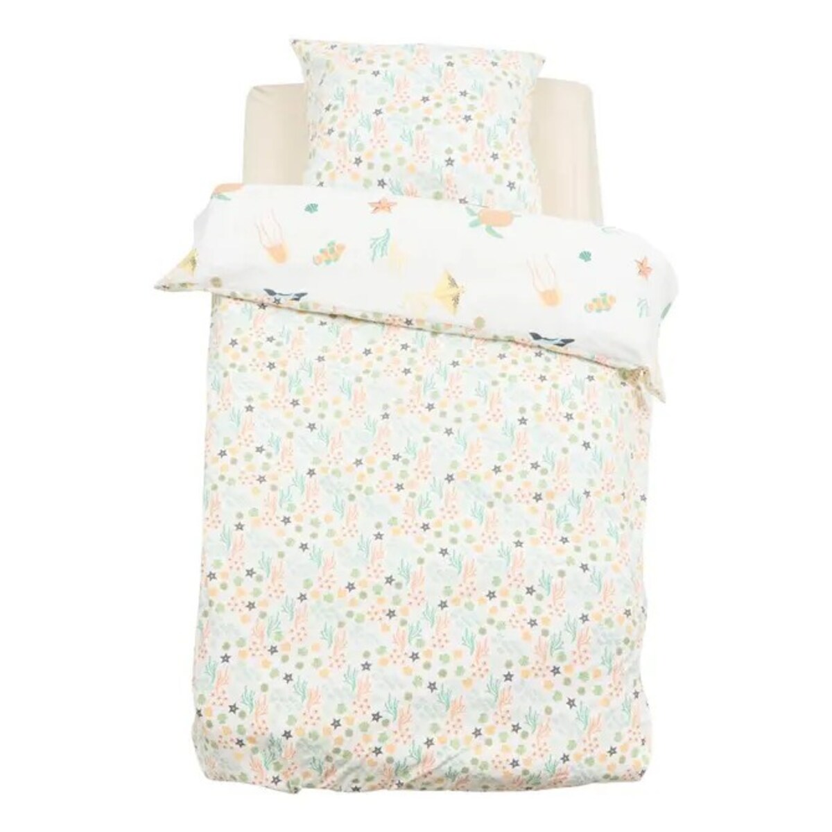 Komplet pościeli bawełnianej dla dzieci, Oceania, 140x200 cm