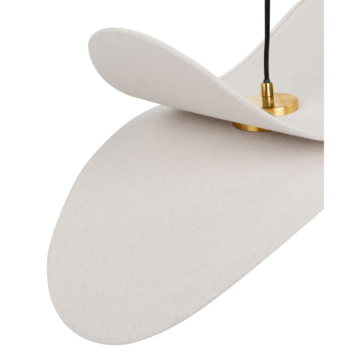 Lampa wisząca MASCOTA Len Jasnoszary