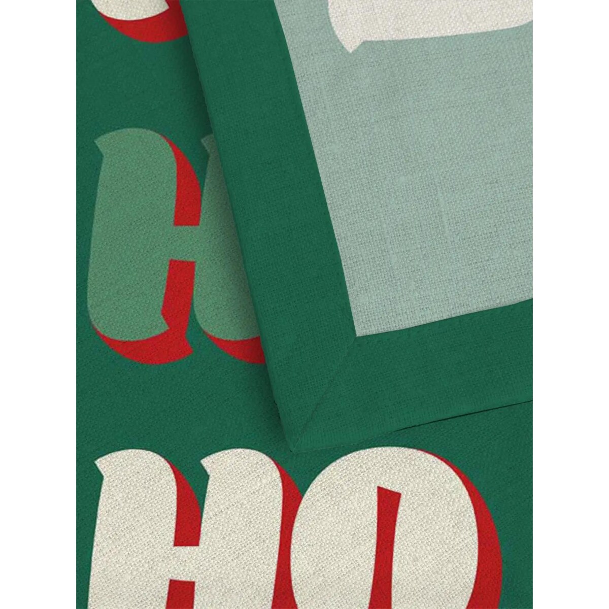 Serwetki świąteczne - HO HO HO - zielone tło (2szt.)