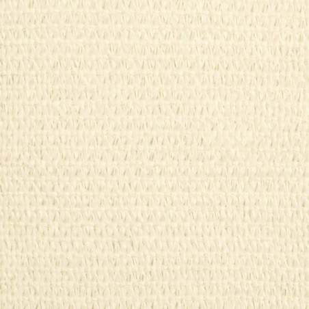 vidaXL Żagiel przeciwsłoneczny, 160 g/m², kremowy, 4/5x4 m, HDPE