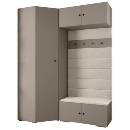 Garderoba do przedpokoju INOVA 2 Z21 kaszmir+czarny+manila02