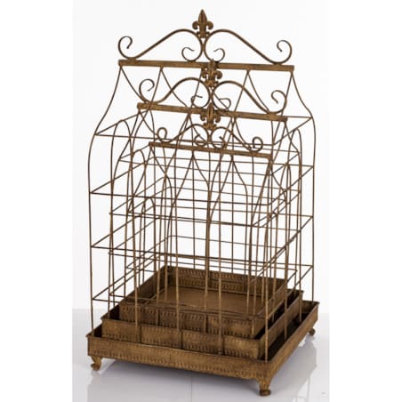 Klatki dekoracyjne metalowe 3 sztuki