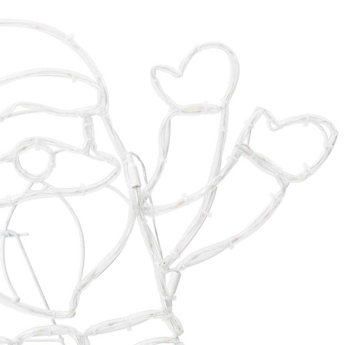 vidaXL Lampa Świętego Mikołaja Wielokolorowe 58.5 x 60 x 1.3 cm Żelazo