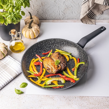 Patelnia z powłoką marmurową 28cm indukcja KLAUSBERG