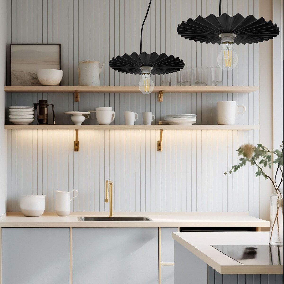 Lampa Sufitowa Wisząca App1452-1Cp 30Cm Czarny, Metal