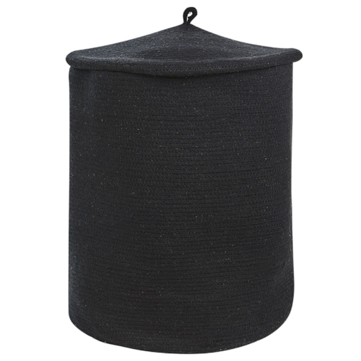 Kosz bawełniany czarny SILOPI