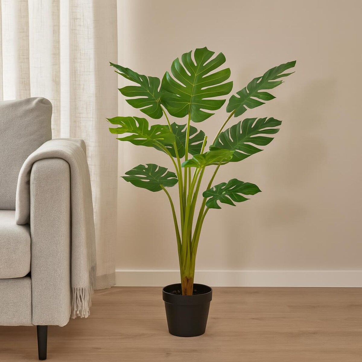 Sztuczna roślina, monstera, 110 cm