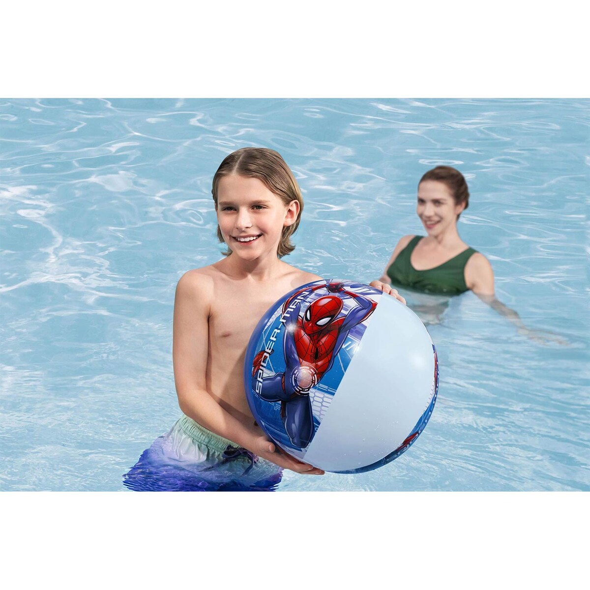 Piłka plażowa dmuchana Bestway 98002N Spiderman 51 cm