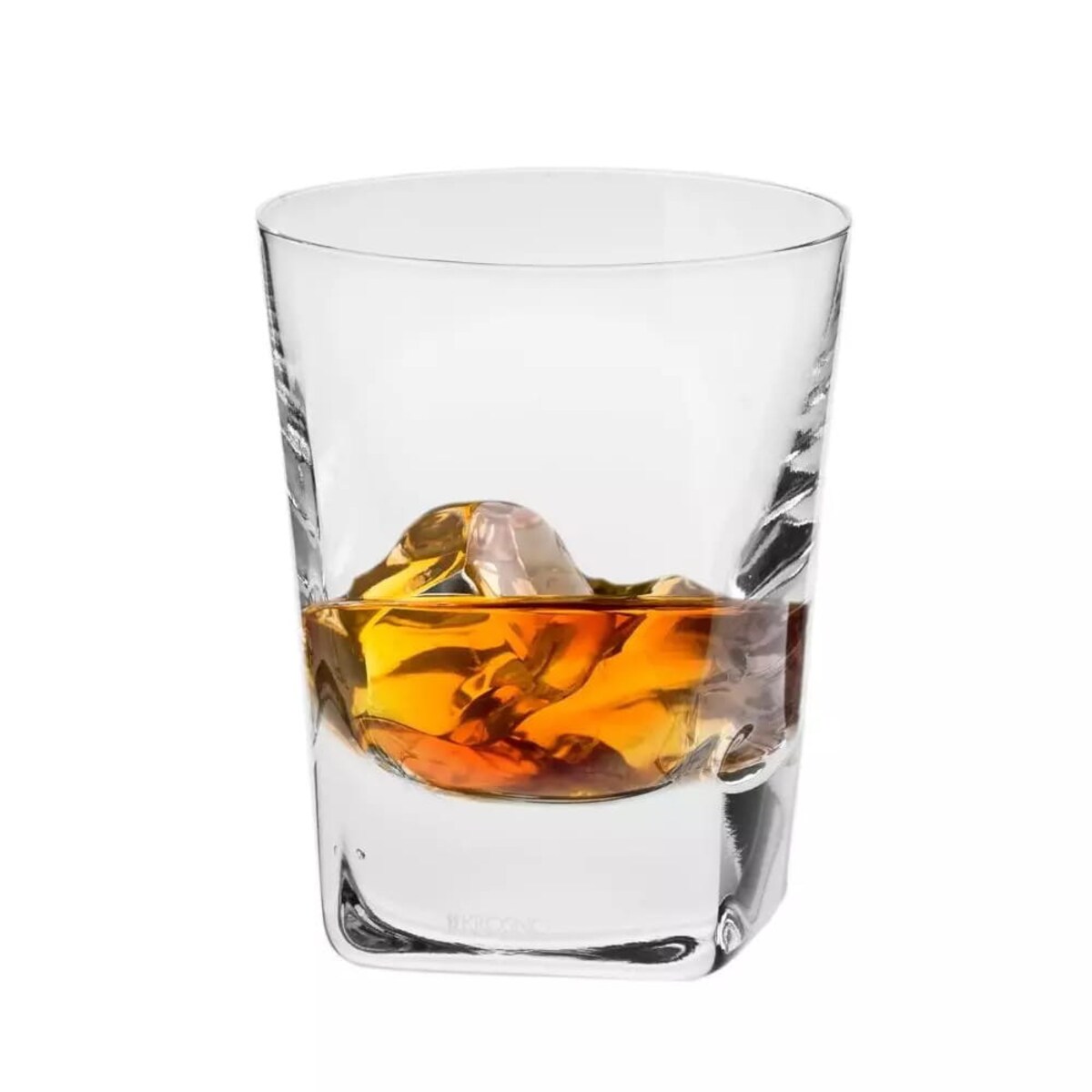 Szklanki do Whisky Wody Drinków Krosno Caro 280 ml Kwadratowe z Grubym Dnem