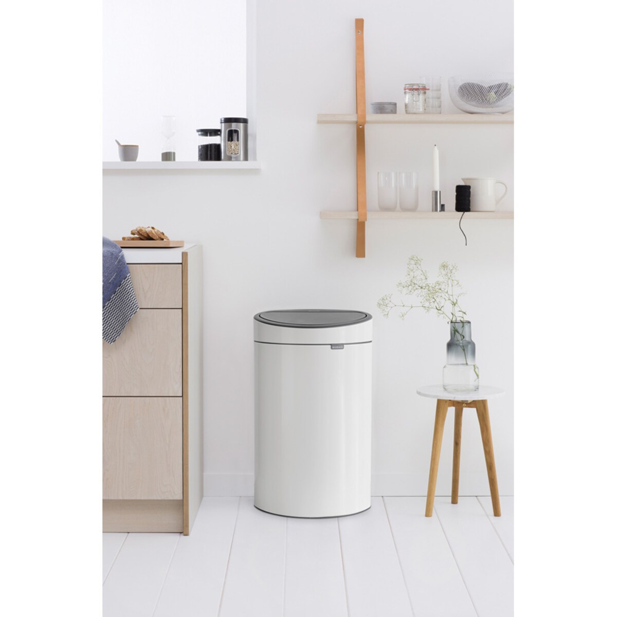 Kosz TouchBin 40L biały 114984