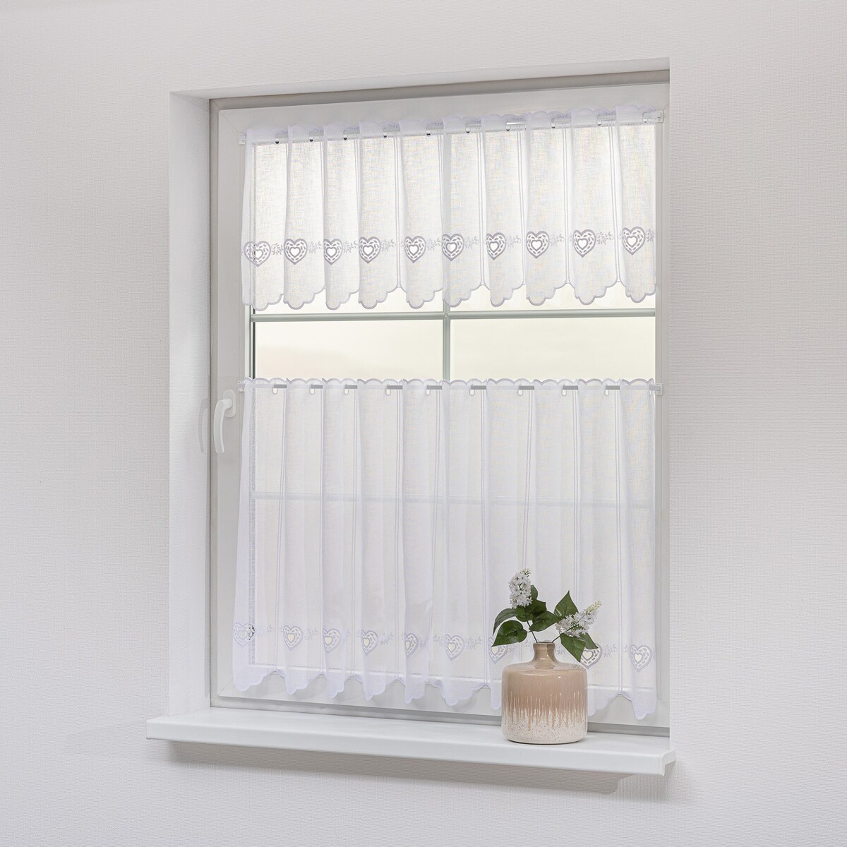 Zazdrostka żakardowa Heart wys. 40 cm na metry 130x0