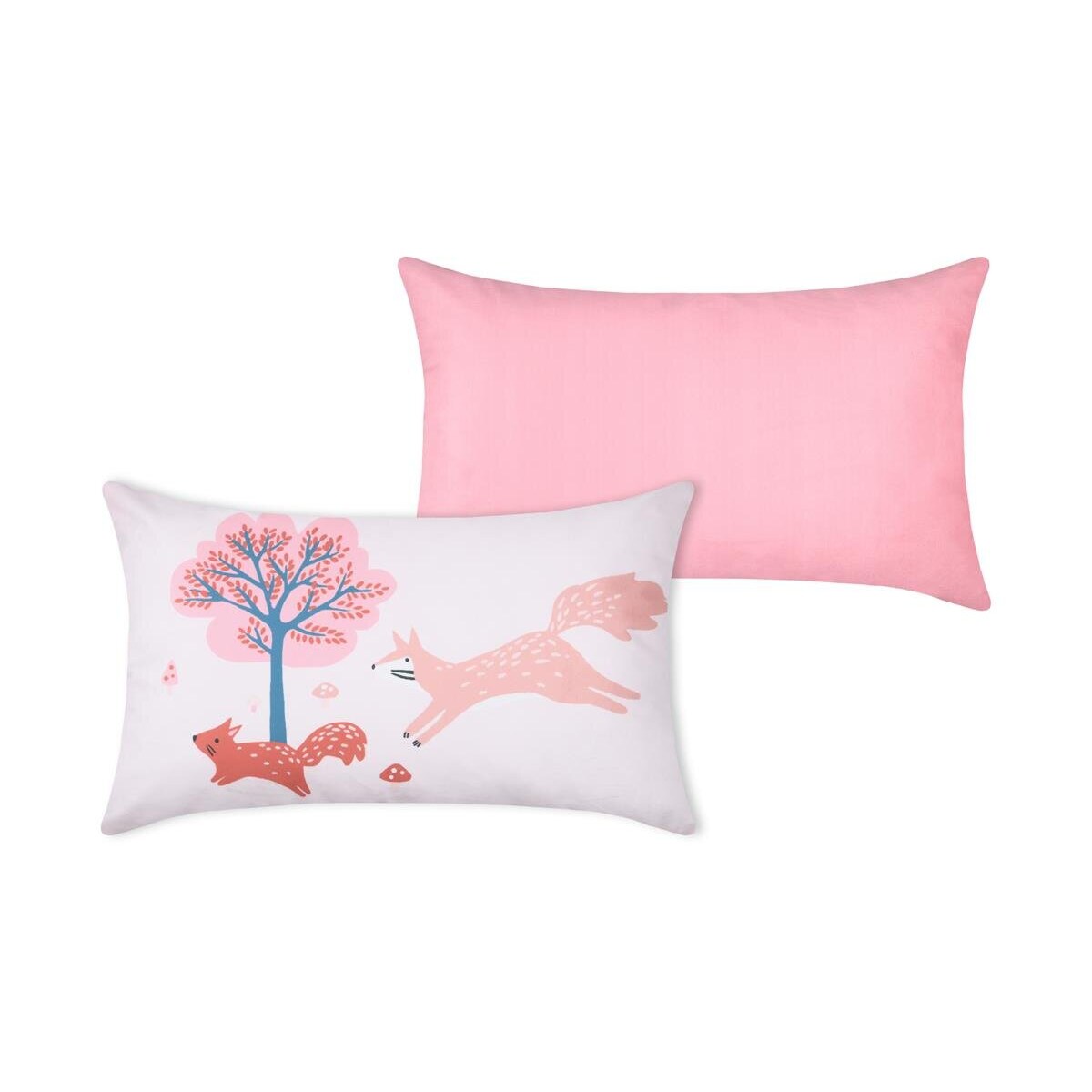 Poduszka dekoracyjna do pokoju dziecka CYRIELLE, różowa, 30 x 50 cm