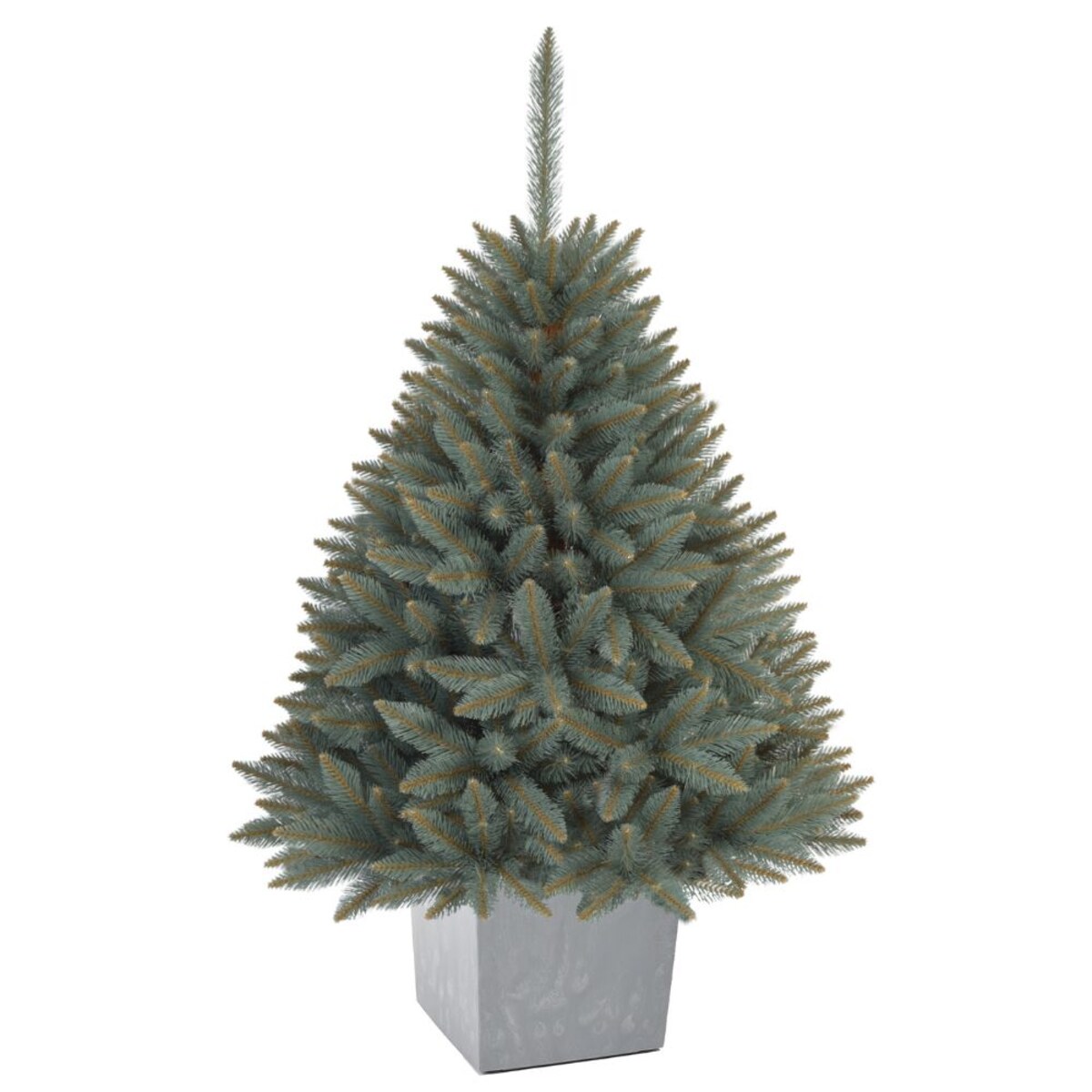 Choinka Premium Świerk SREBRNY w Kwadratowej Donicy 110 cm X-Choinka 7 kolorów donicy