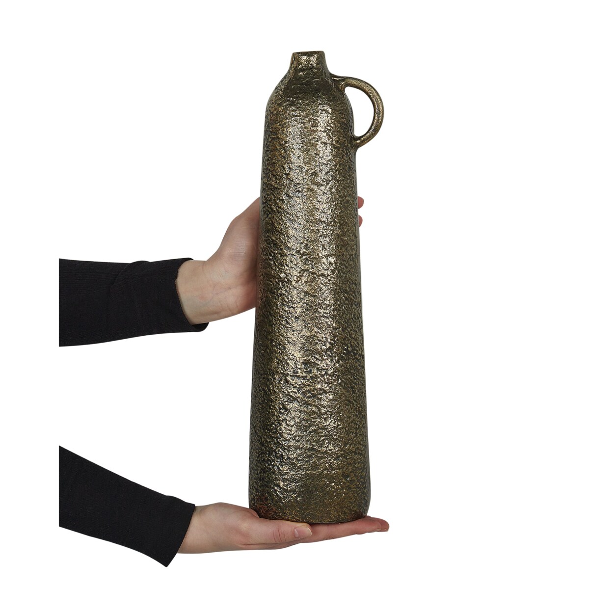 Aluminium Wazon dekoracyjny 40 Mosiężny Złoty SURMA