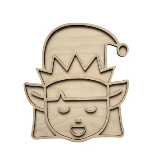 Świąteczna wysypywanka sensoryczna ELF drewniana mikołajki święta