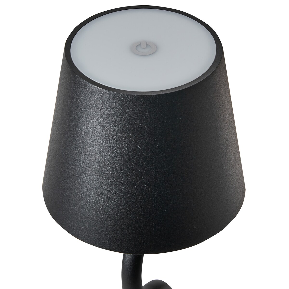 Bezprzewodowa lampa stołowa LED VOUGA Ze ściemniaczem Metal Czarny