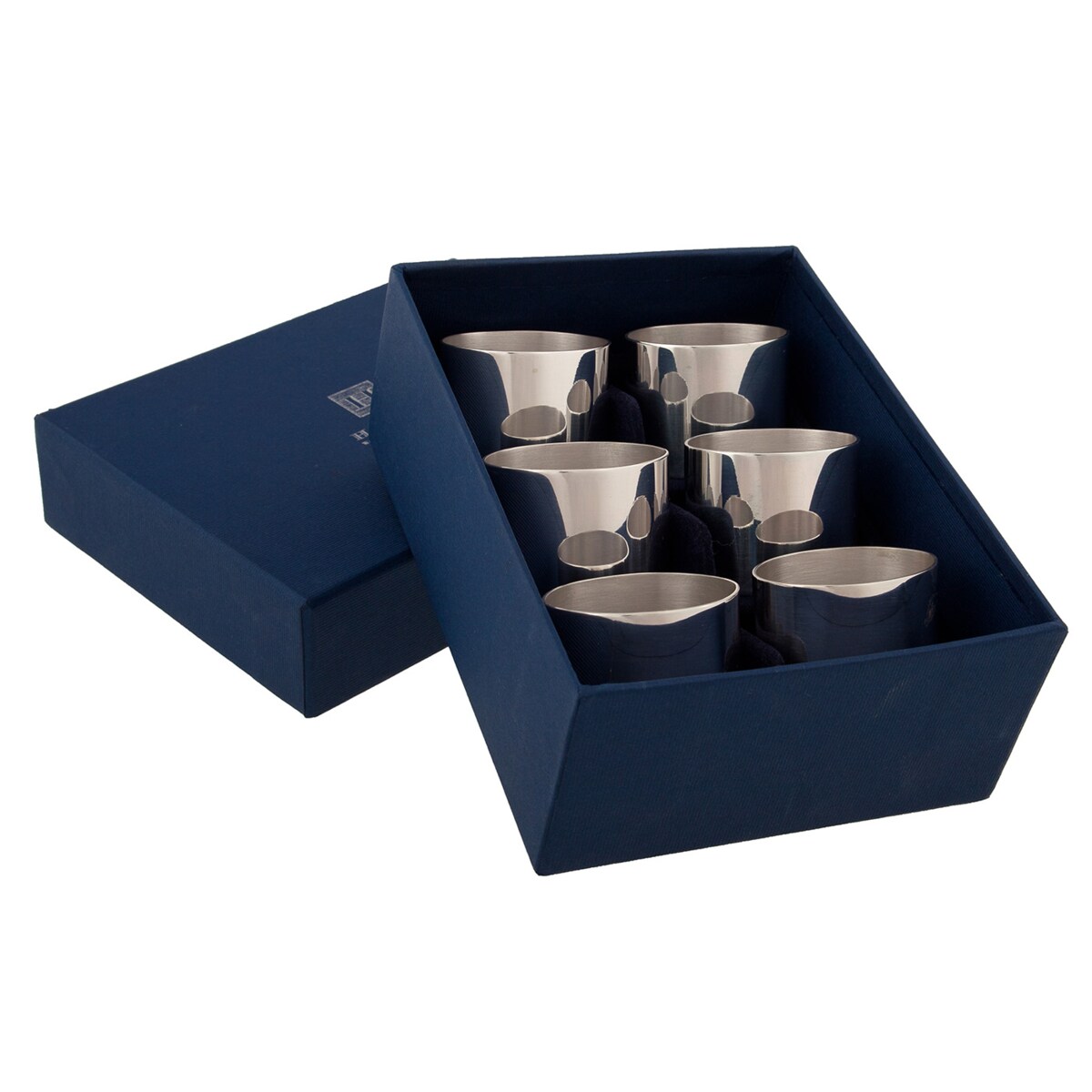 Komplet obrączek do serwetek owalnych ze stali nierdzewnej - 6 szt.