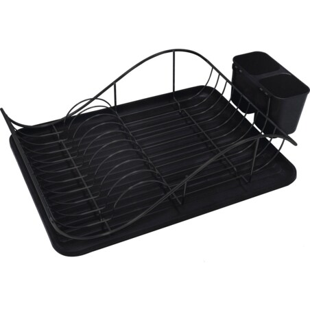 Suszarka do naczyń czarna 49x32x13cm KRISBERG