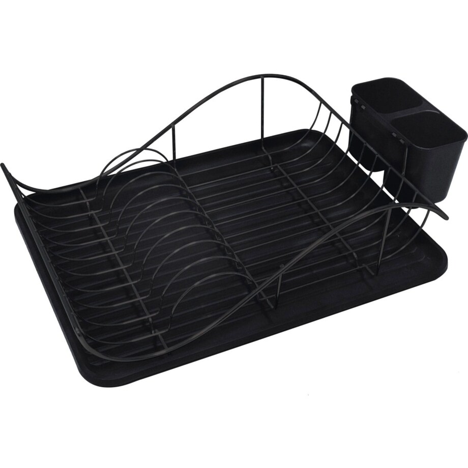 Suszarka do naczyń czarna 49x32x13cm KRISBERG