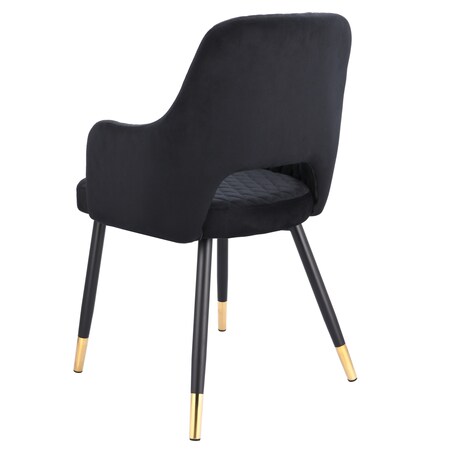 krzesło czarne Borgo