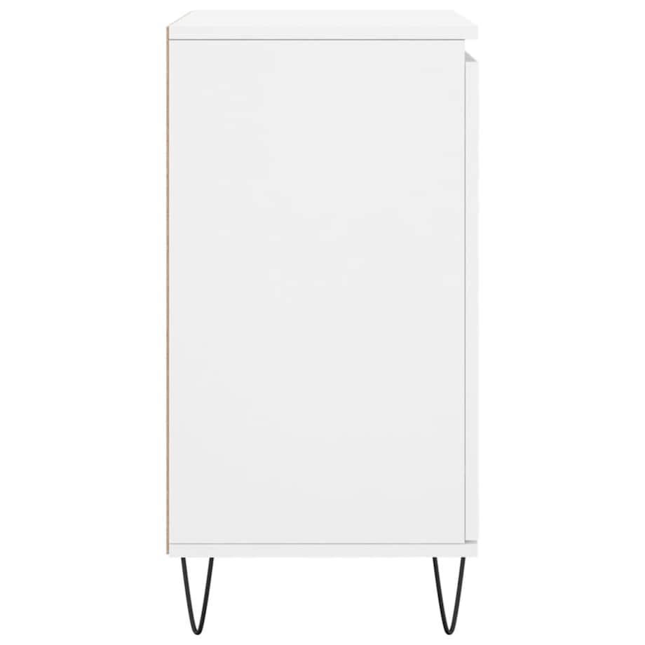 vidaXL Komoda, biała, 60x35x70 cm, materiał drewnopochodny