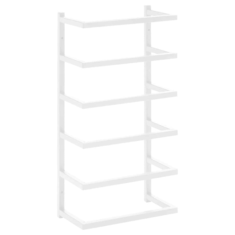 vidaXL Stojak na ręcznik, biały, 24x12x48 cm, stalowy