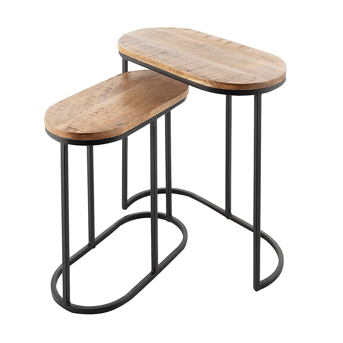 Komplet stolików Loft II 2 szt., 60/50 x 31/26 x 60/50 cm