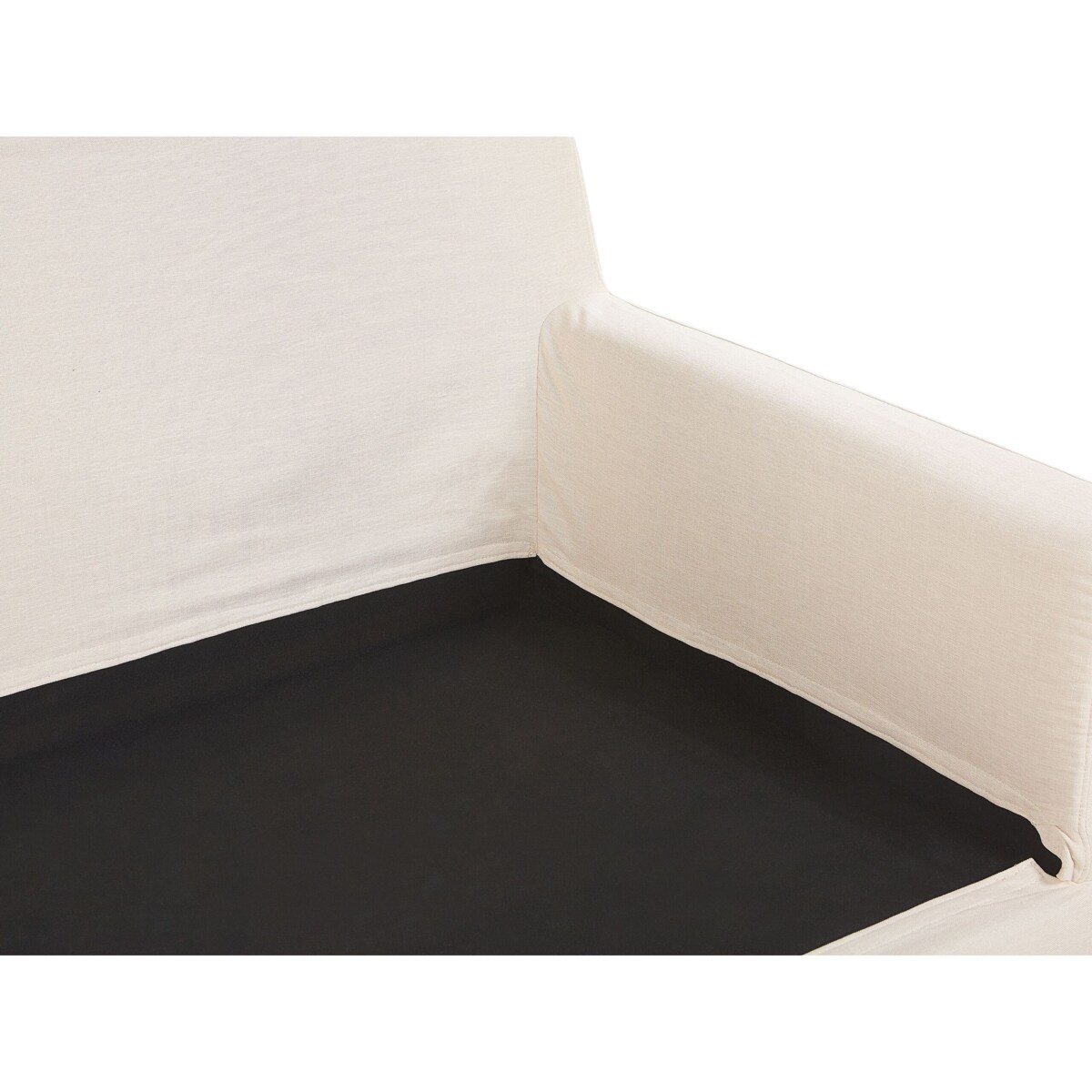 Pokrowiec na sofę 3-osobową beżowy GILJA