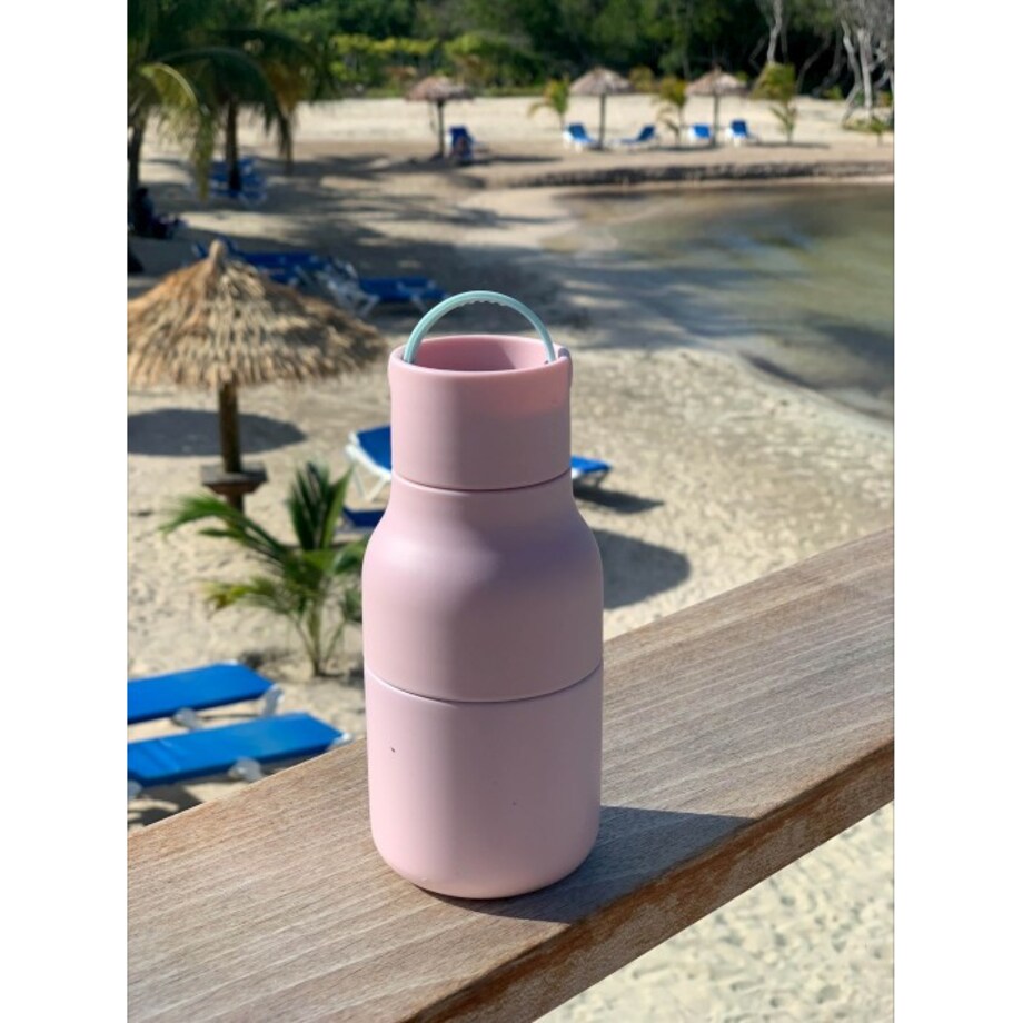 Butelka na wodę różowa Skittle Active, 250 ml, Lund London