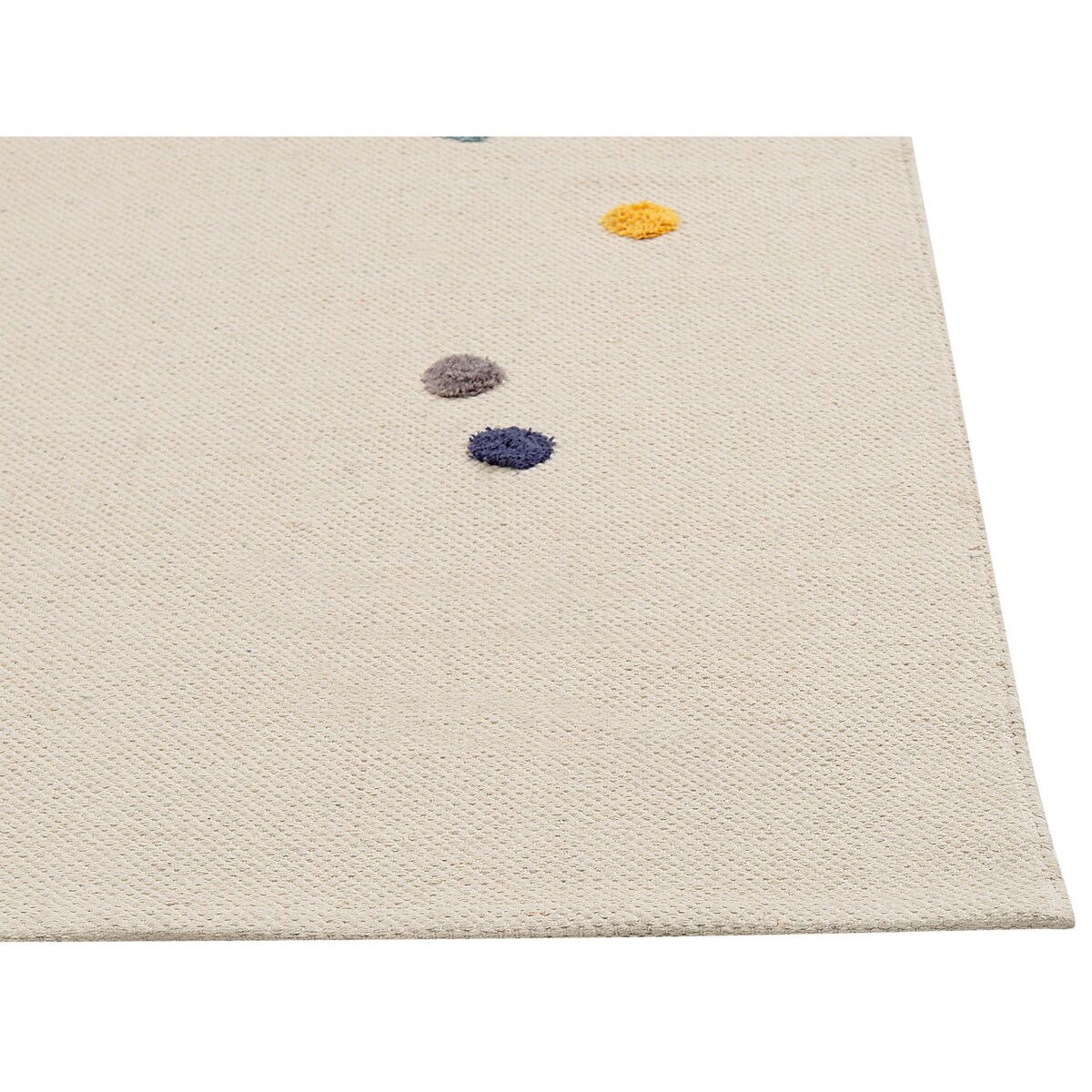 Dywan dziecięcy bawełniany w zwierzęcy wzór 80 x 150 cm beżowy SINGKIL