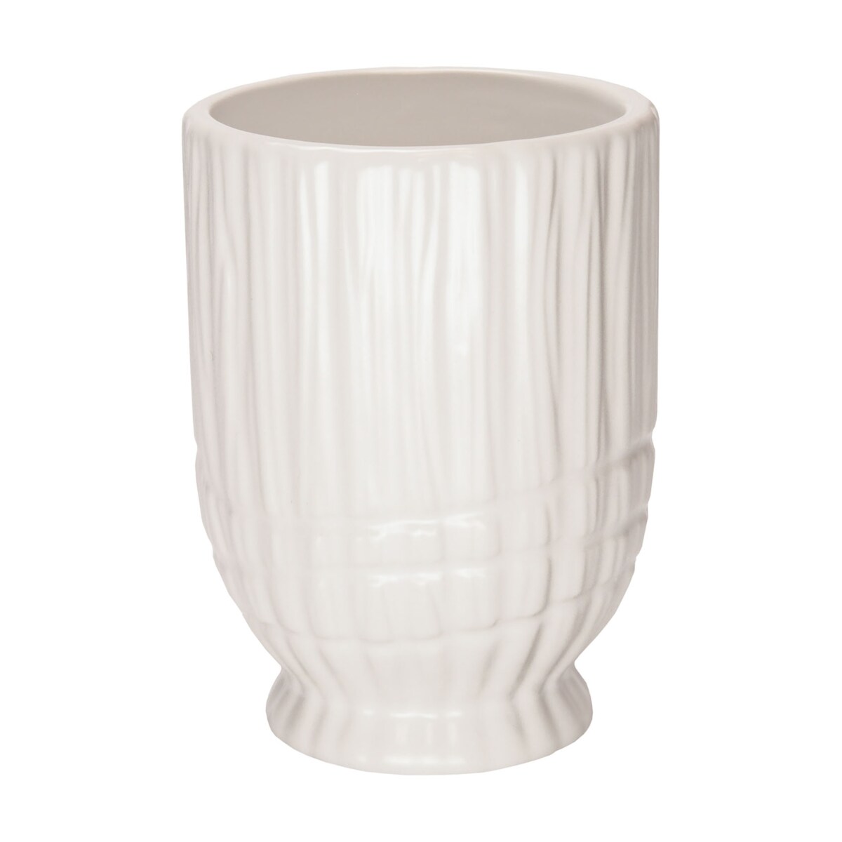 Kleine Wolke Concha Kubek łazienkowy biały ceramika