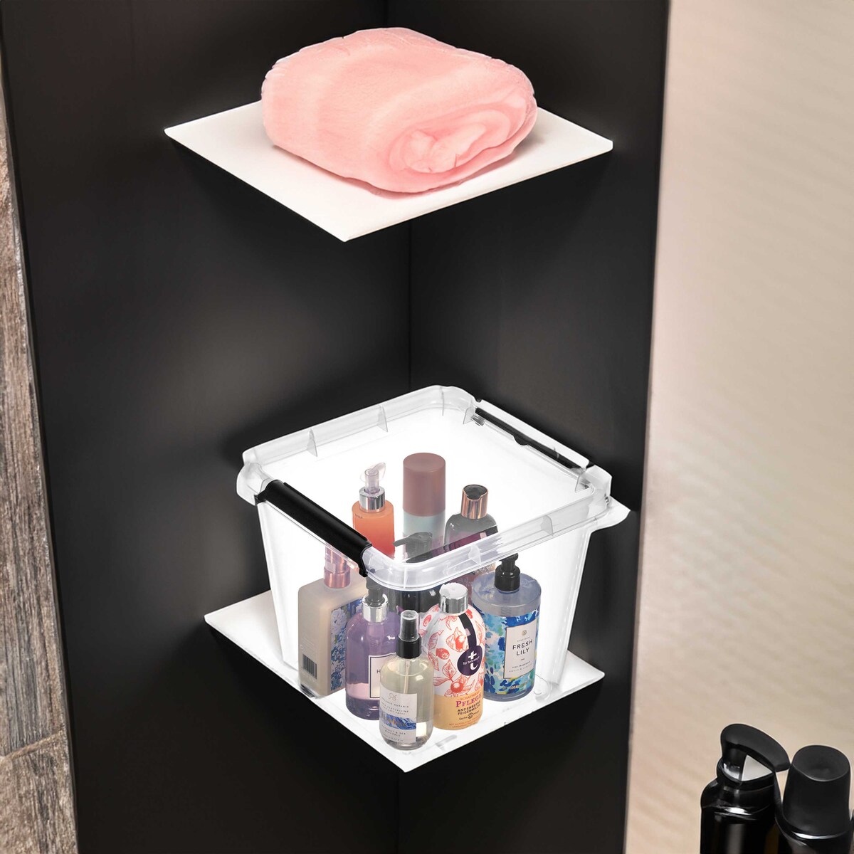 Pojemnik Plastikowy Pudełko Z Pokrywą Do Przechowywania Box Organizer 13L