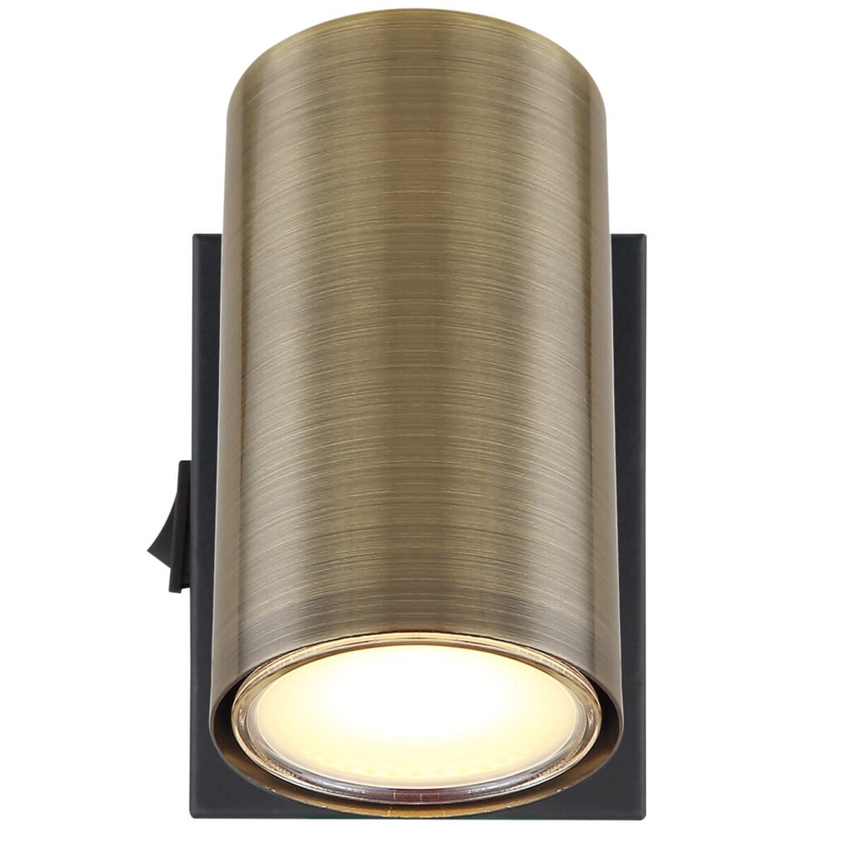 Lampa reflektorowa Robby 57911-1M kinkiet czarny mosiądz