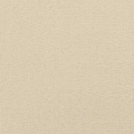 vidaXL Fotel, kremowy, 60 cm, obity tkaniną