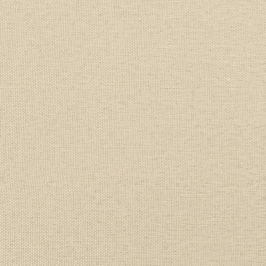 vidaXL Fotel, kremowy, 60 cm, obity tkaniną