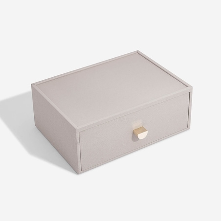 Organizer na lakiery do paznokci Stackers classic jasnobeżowy z szufladą