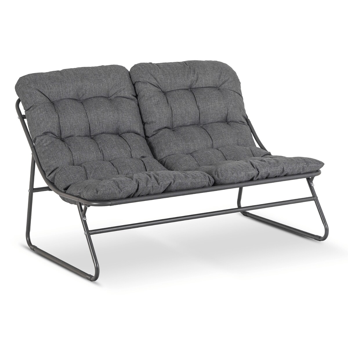 Zestaw Mebli Ogrodowych Wypoczynkowy Na Taras Ogród Działkę Szary MEGARA