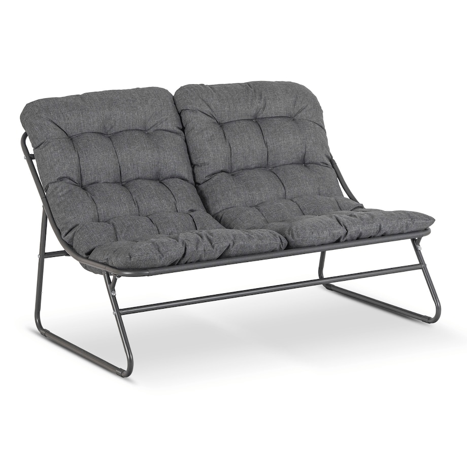 Zestaw Mebli Ogrodowych Wypoczynkowy Na Taras Ogród Działkę Szary MEGARA