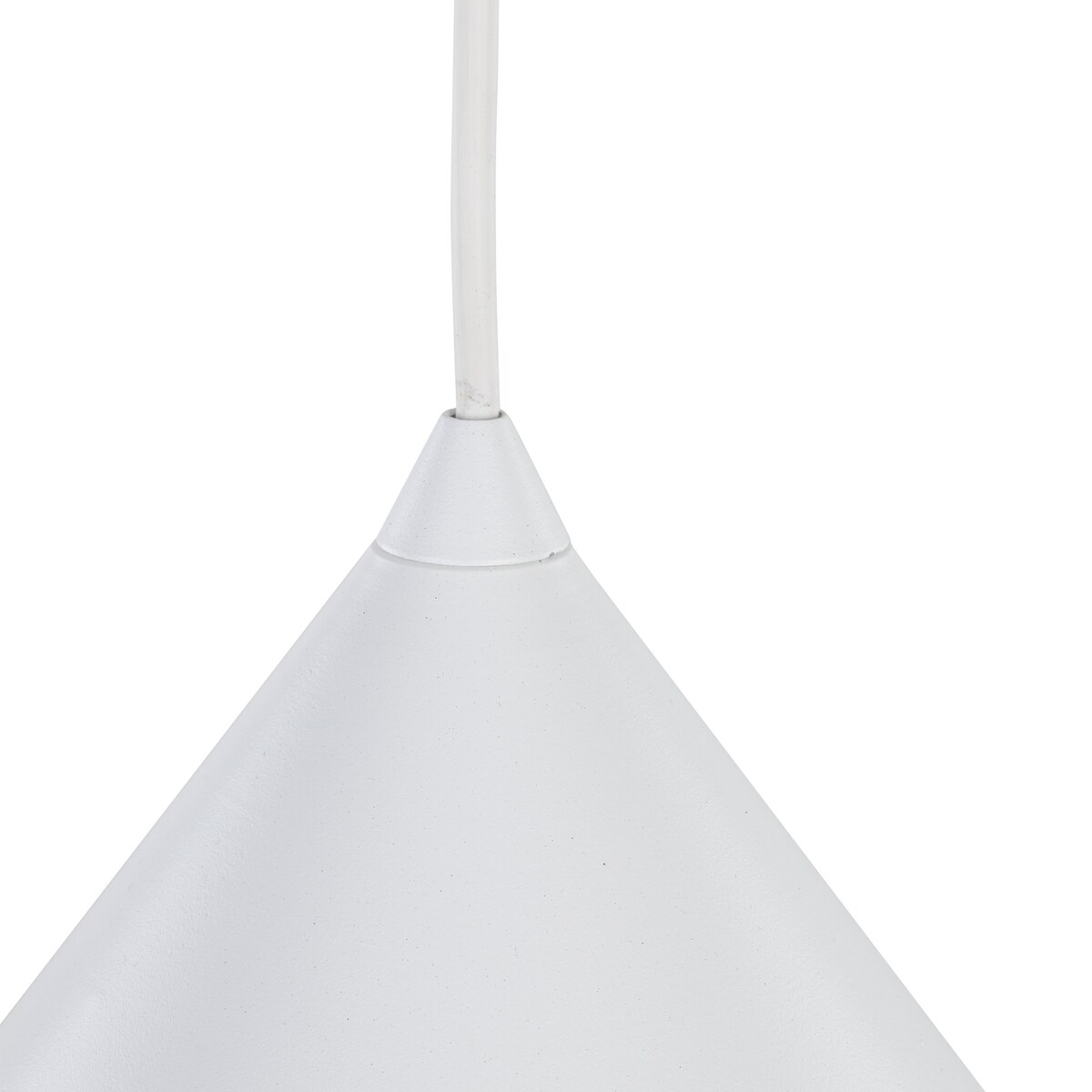 Lampa wisząca CONO WHITE TK Lighting biała 50 cm E27 nowoczesna do salonu jadalni kuchni regulowana wysokość