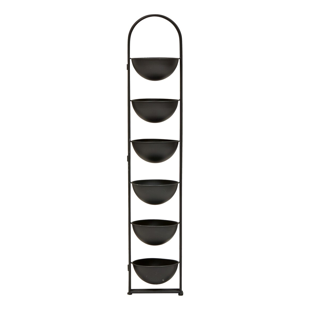 Kwietnik metalowy na 6 doniczek stojący 124x42x38 cm DISCRETO