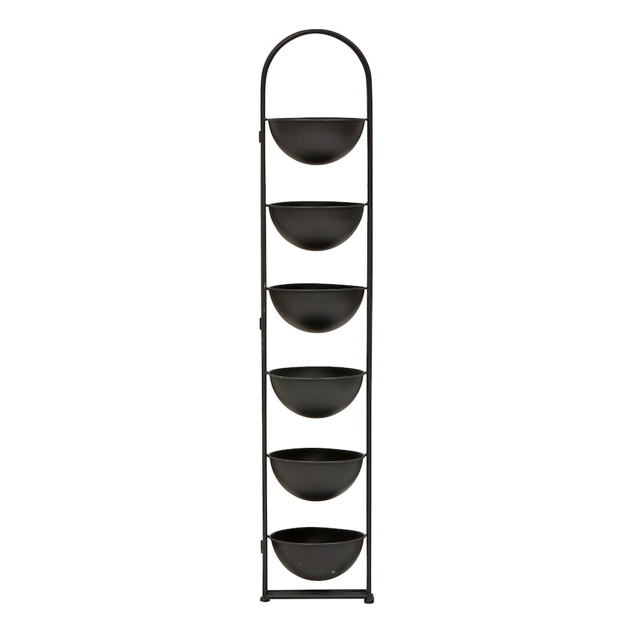 Kwietnik metalowy na 6 doniczek stojący 124x42x38 cm DISCRETO