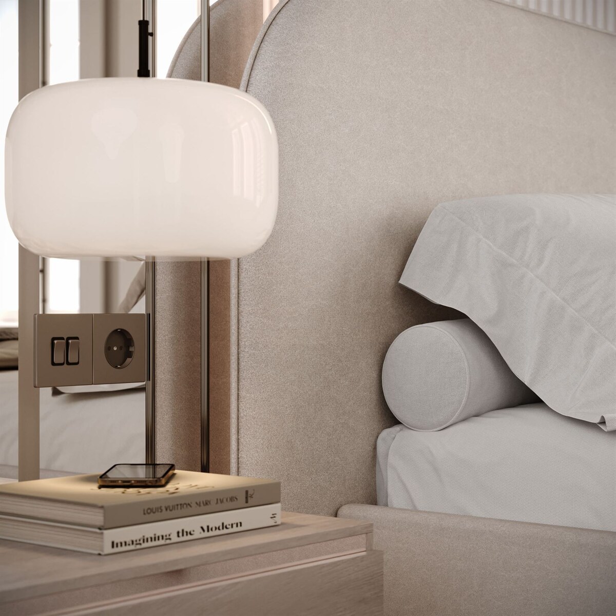 Łóżko tapicerowane OLIMPIA, pojemnik na pościel, s34, 160x200, Castel 04