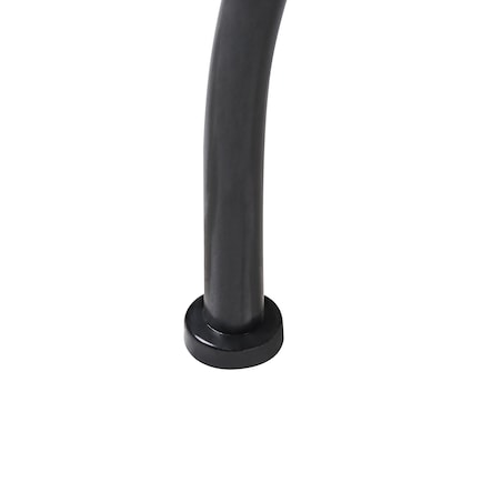 Stolik bistro CARONA 60 cm 60 cm Metal Czarny