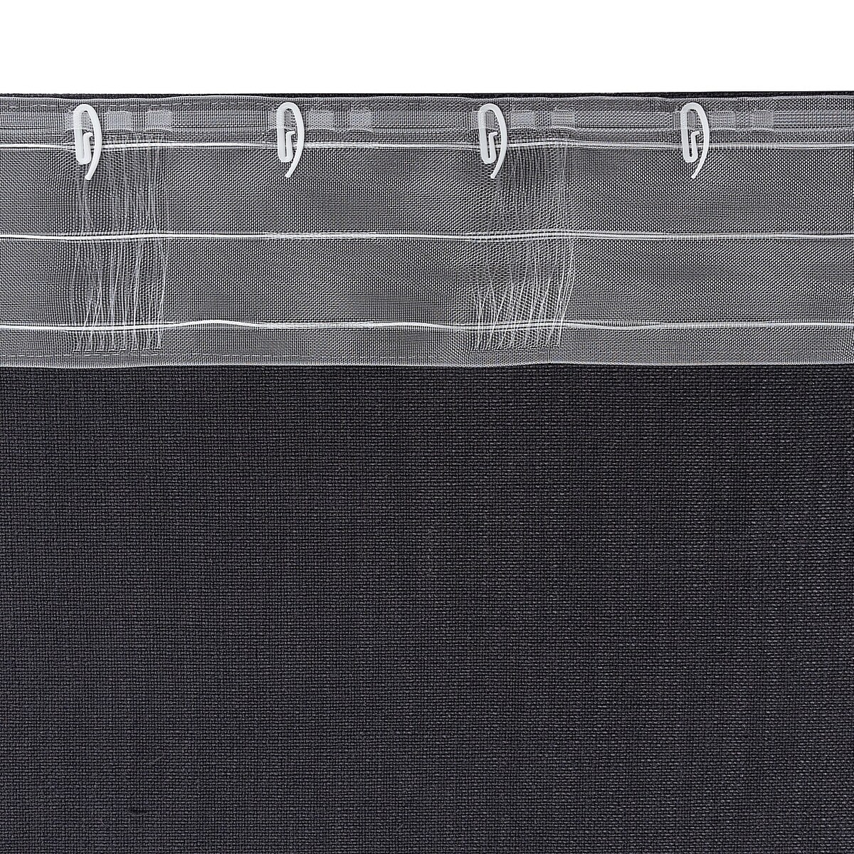 Zasłona gotowa na taśmie marszczącej 140x280cm anthracite 1 szt. 140x280 antracyt