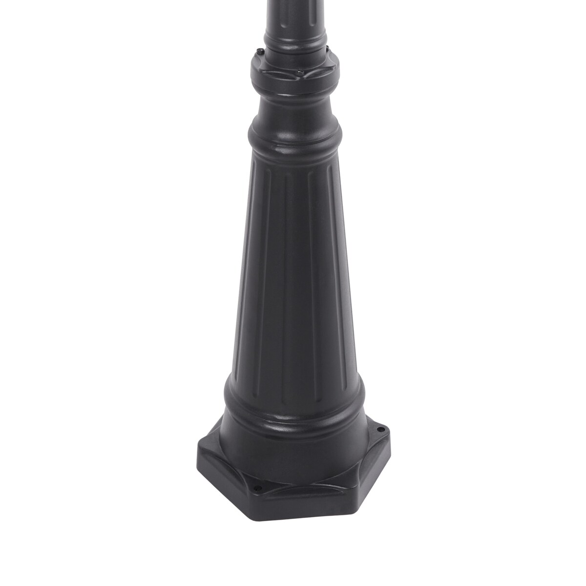 Latarnia ogrodowa 3-punktowa czarna BANKA