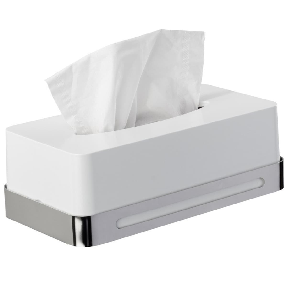 Pudełko na chusteczki PREMIUM PLUS, naścienne - stal nierdzewna, WENKO