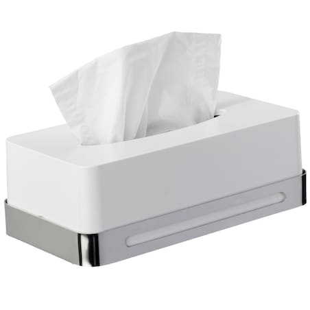 Pudełko na chusteczki PREMIUM PLUS, naścienne - stal nierdzewna, WENKO