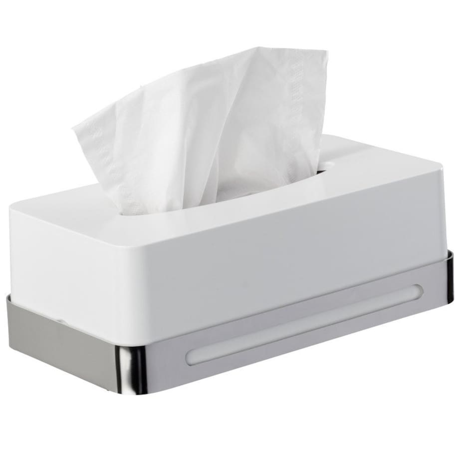 Pudełko na chusteczki PREMIUM PLUS, naścienne - stal nierdzewna, WENKO